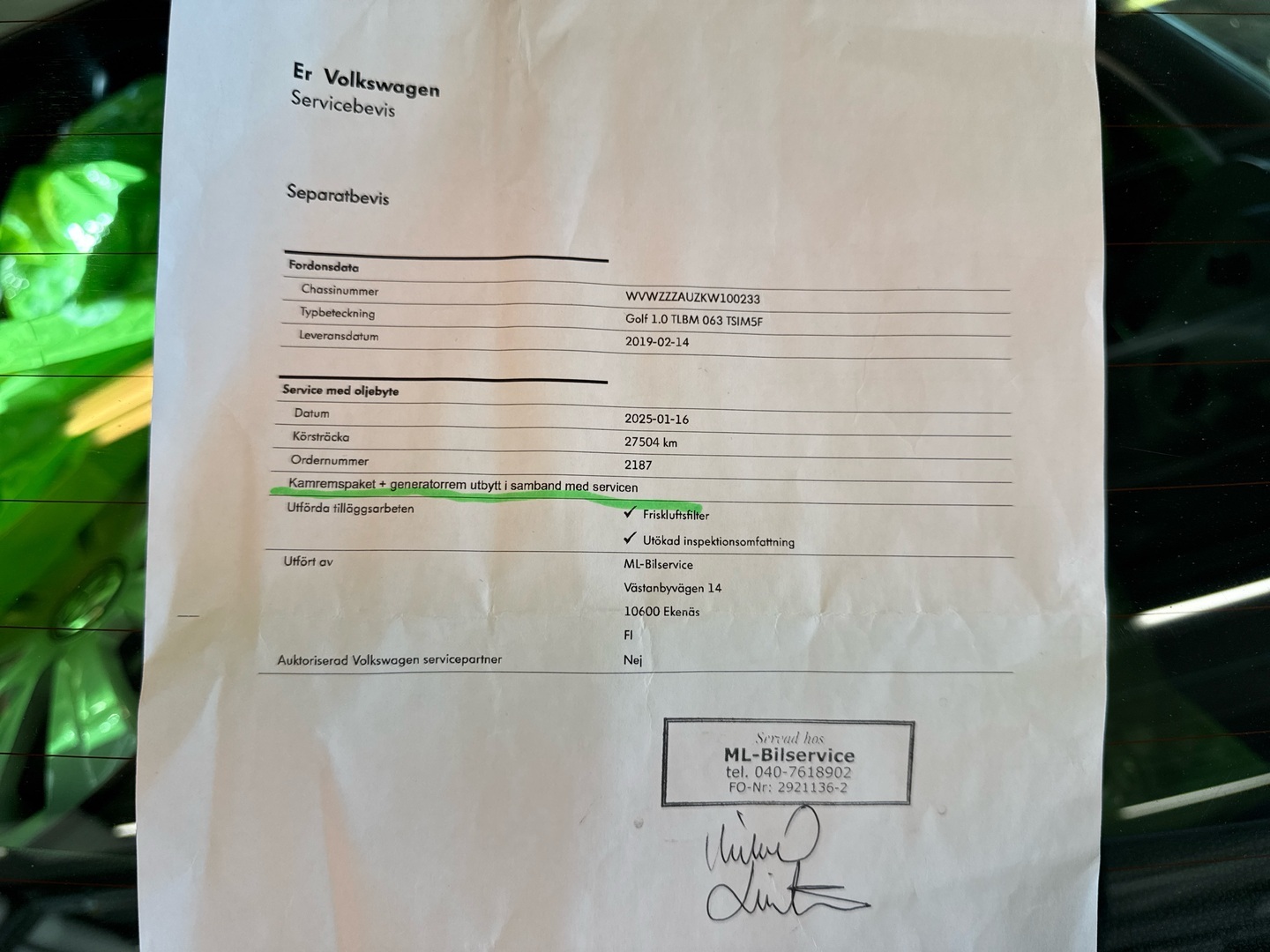 VOLKSWAGEN Golf 2019