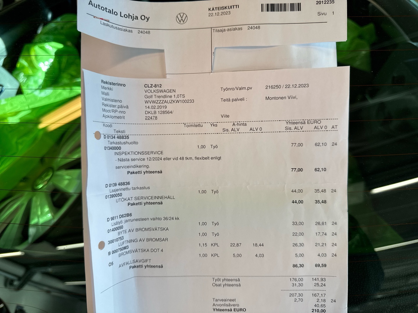 VOLKSWAGEN Golf 2019