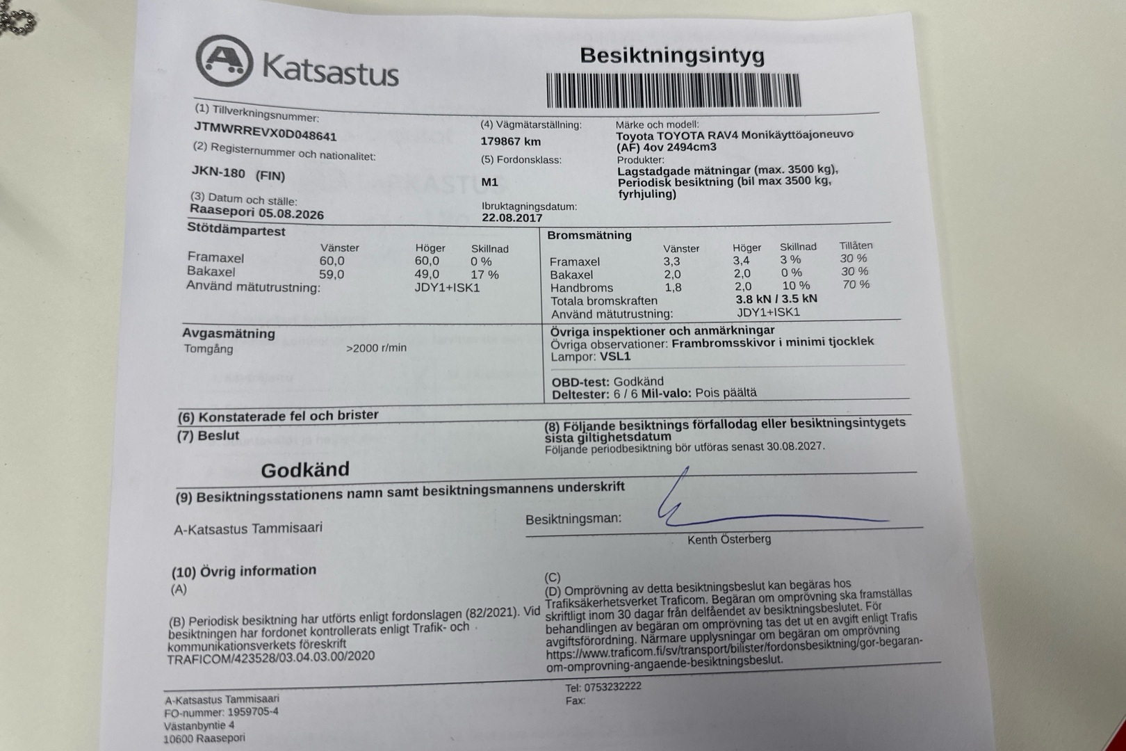 TOYOTA RAV4 2017