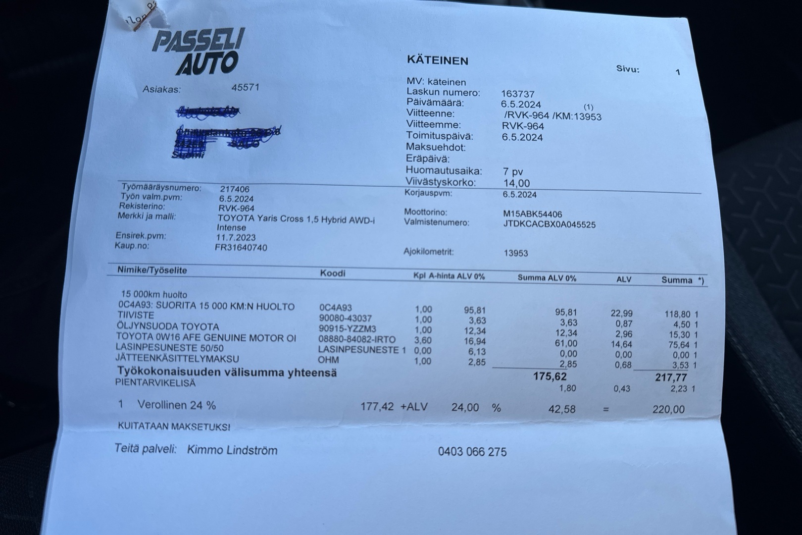 TOYOTA Yaris Cross 2023