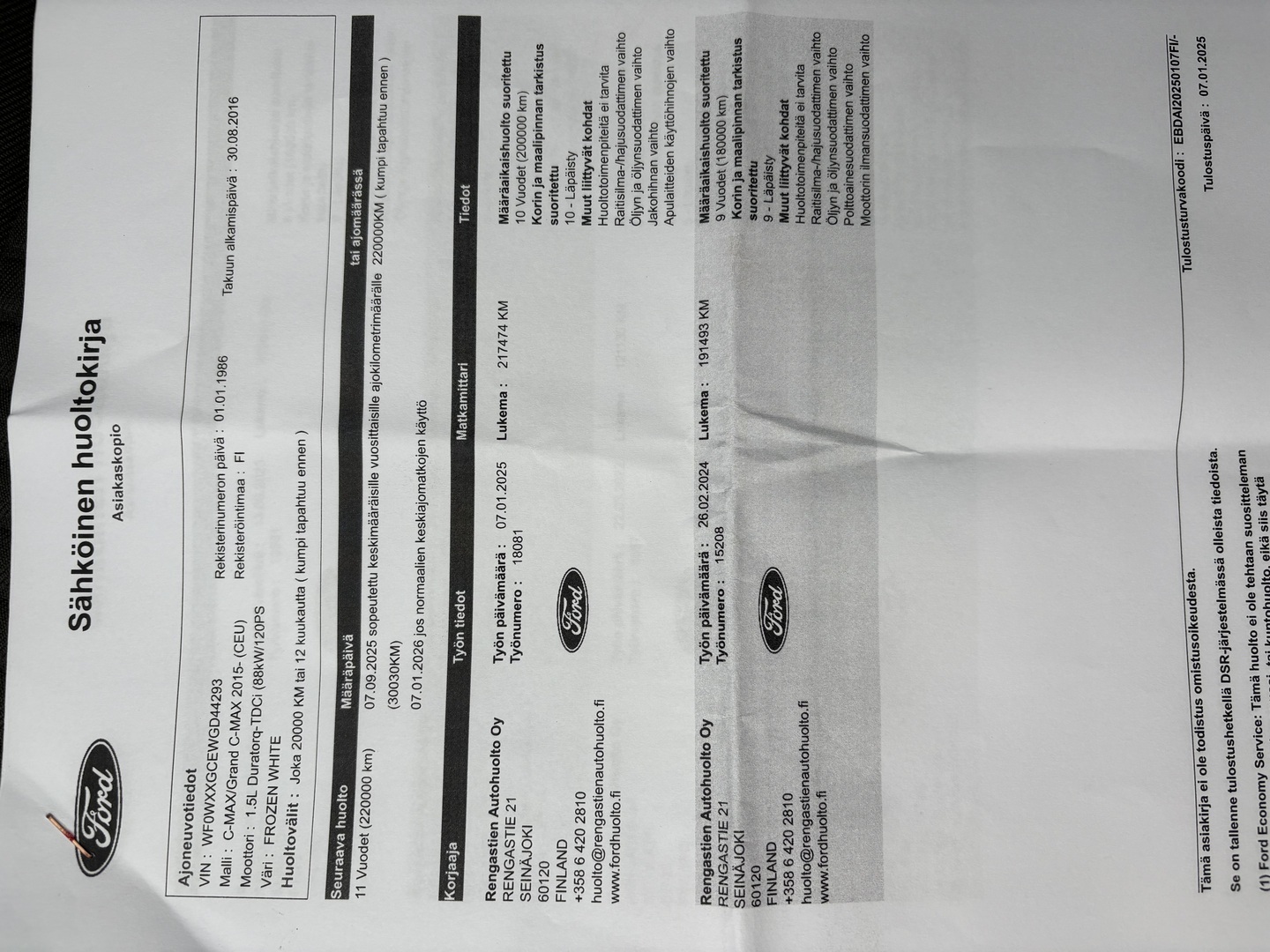 FORD Grand C-Max 2016