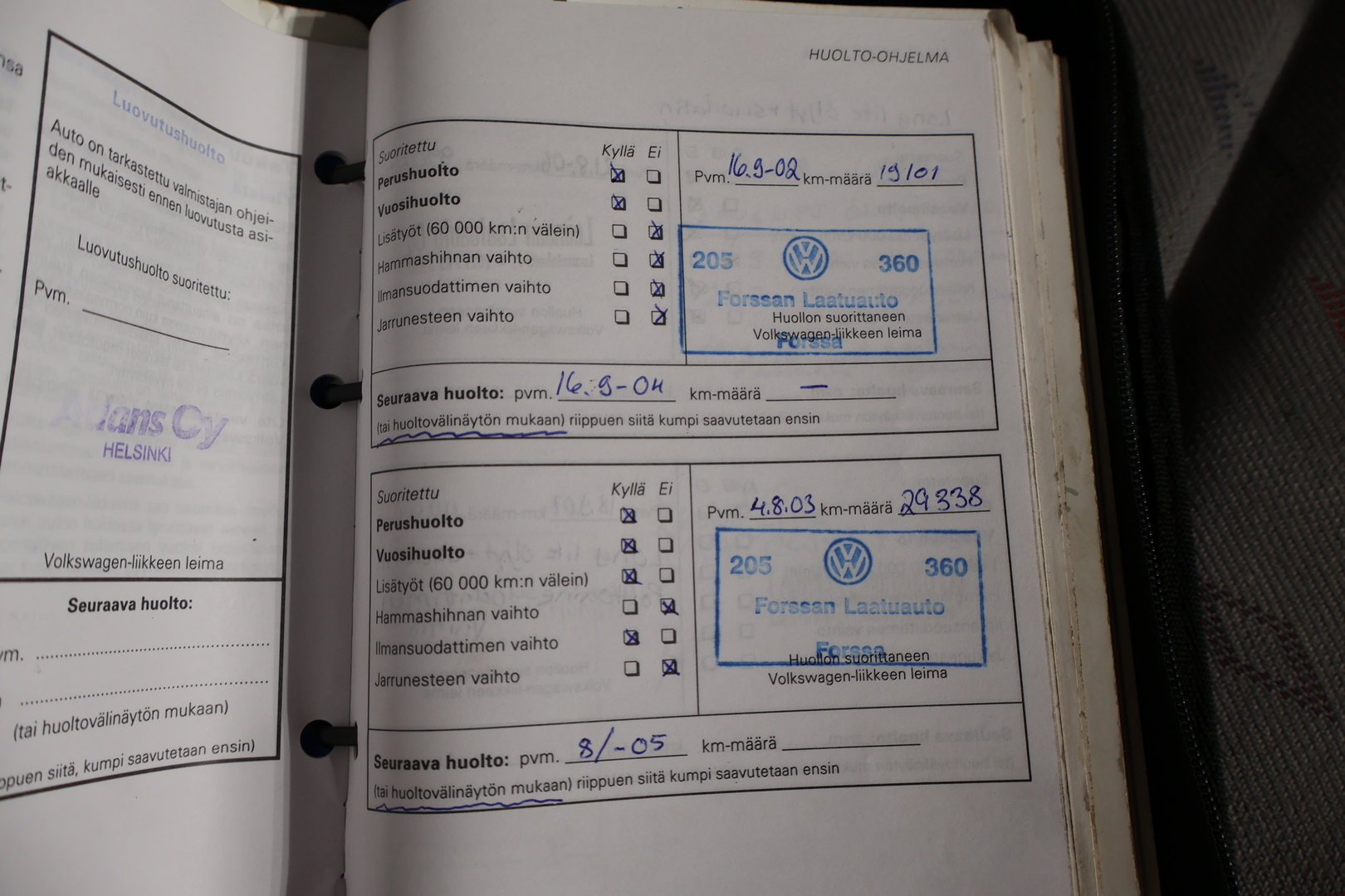 VOLKSWAGEN Transporter 2001