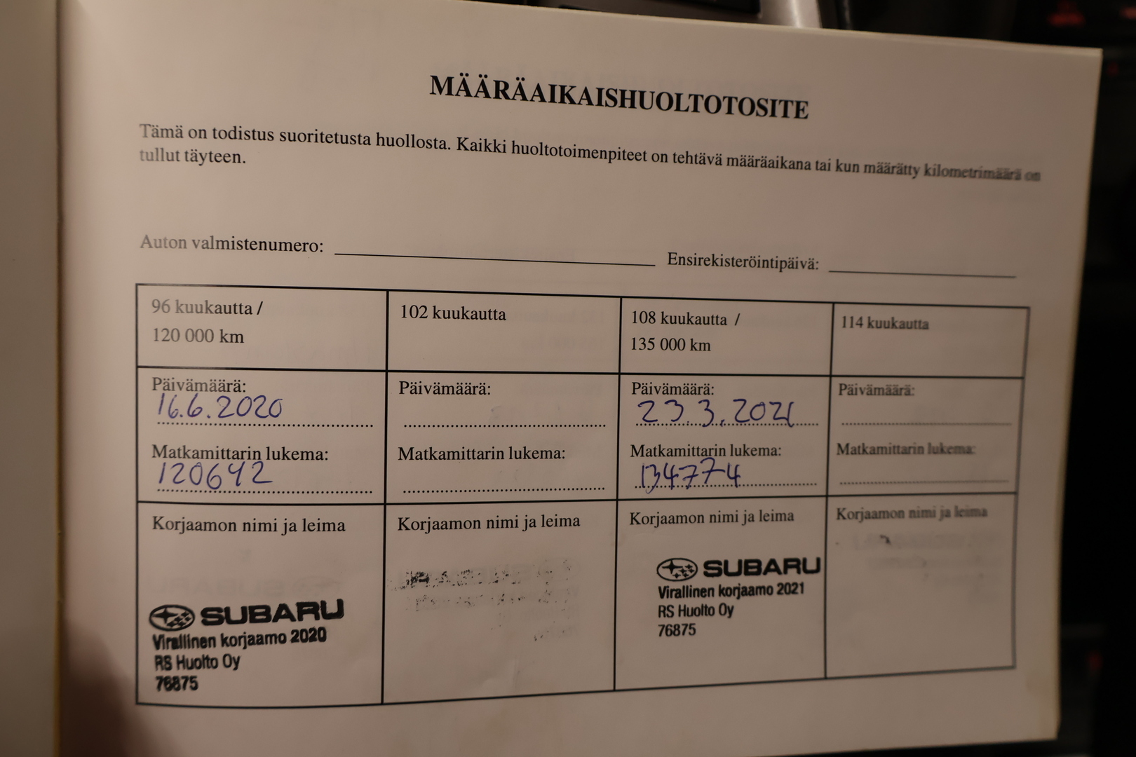 SUBARU Forester 2013