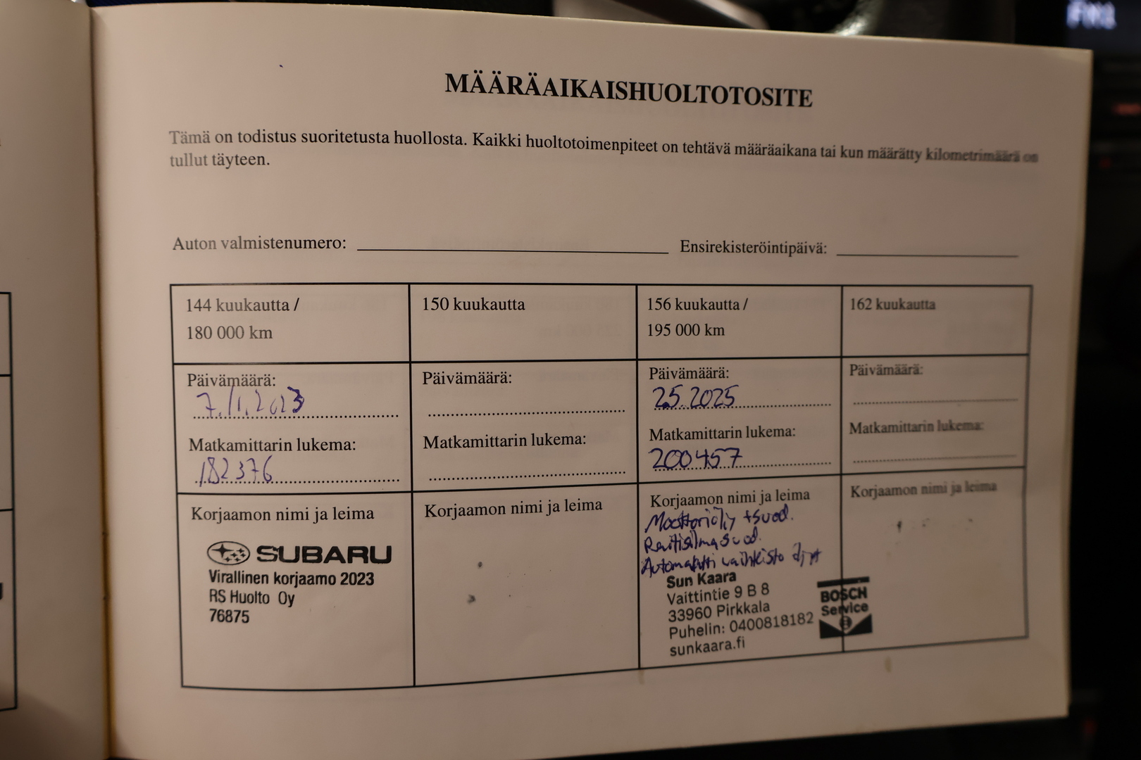 SUBARU Forester 2013