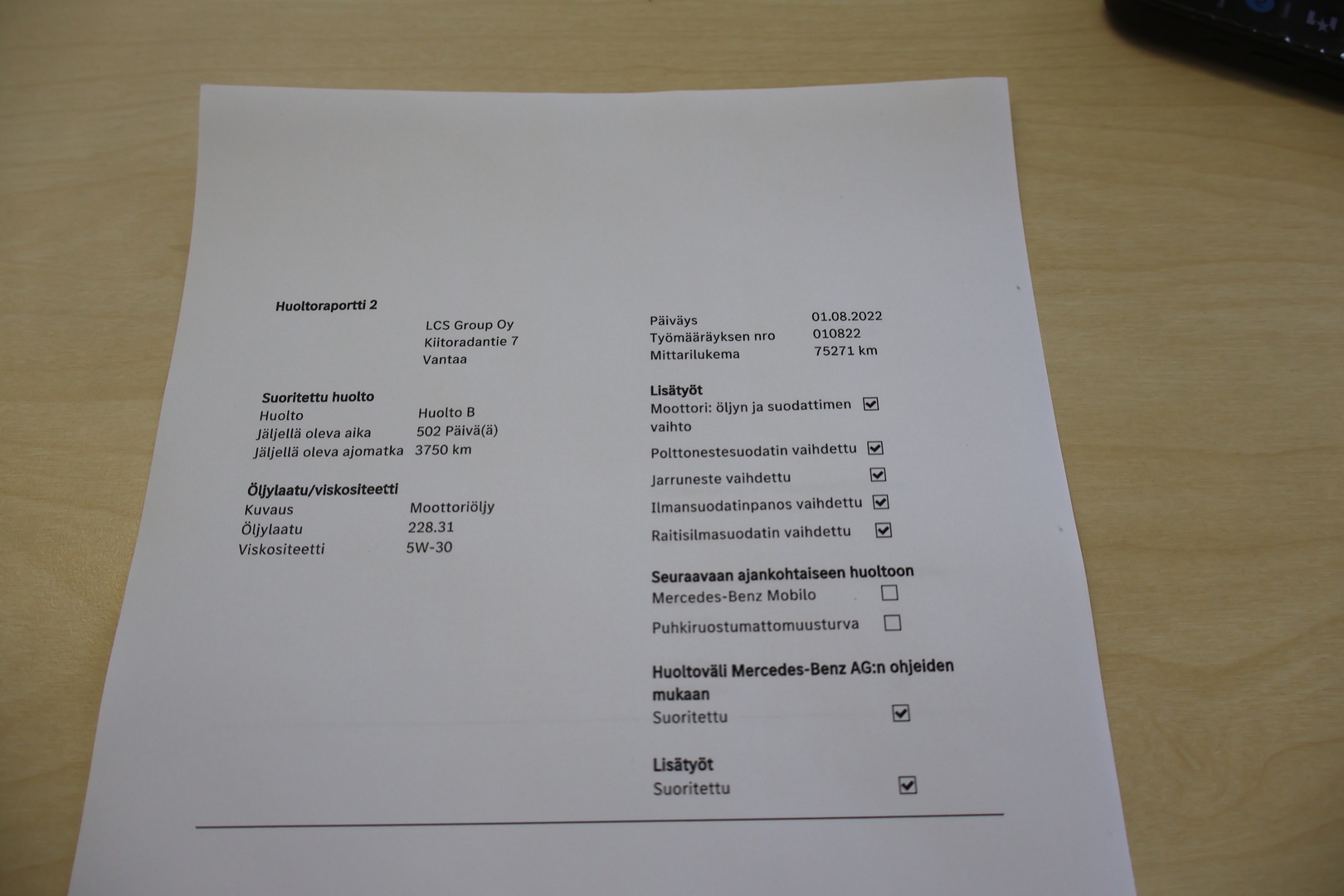 MERCEDES-BENZ Vito 2018