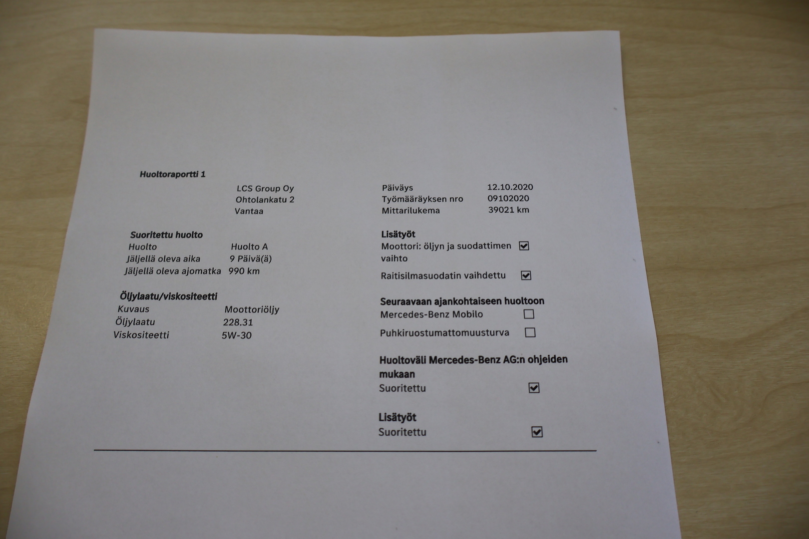 MERCEDES-BENZ Vito 2018