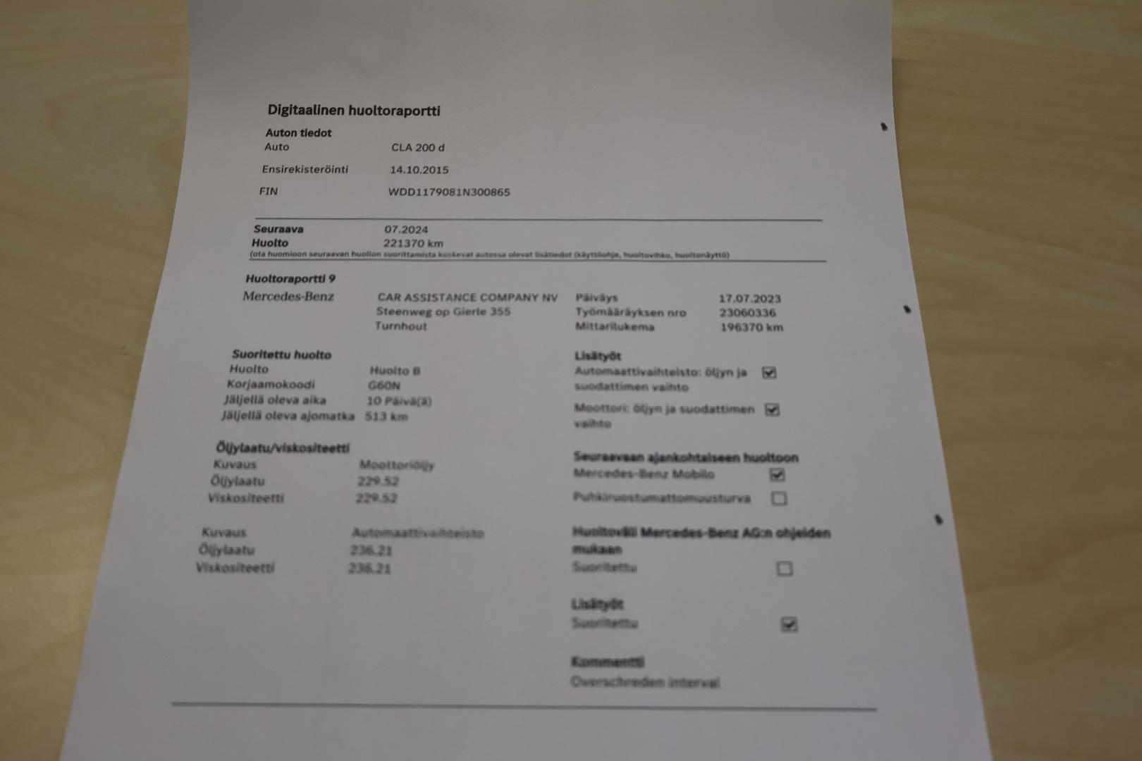 MERCEDES-BENZ CLA 2015