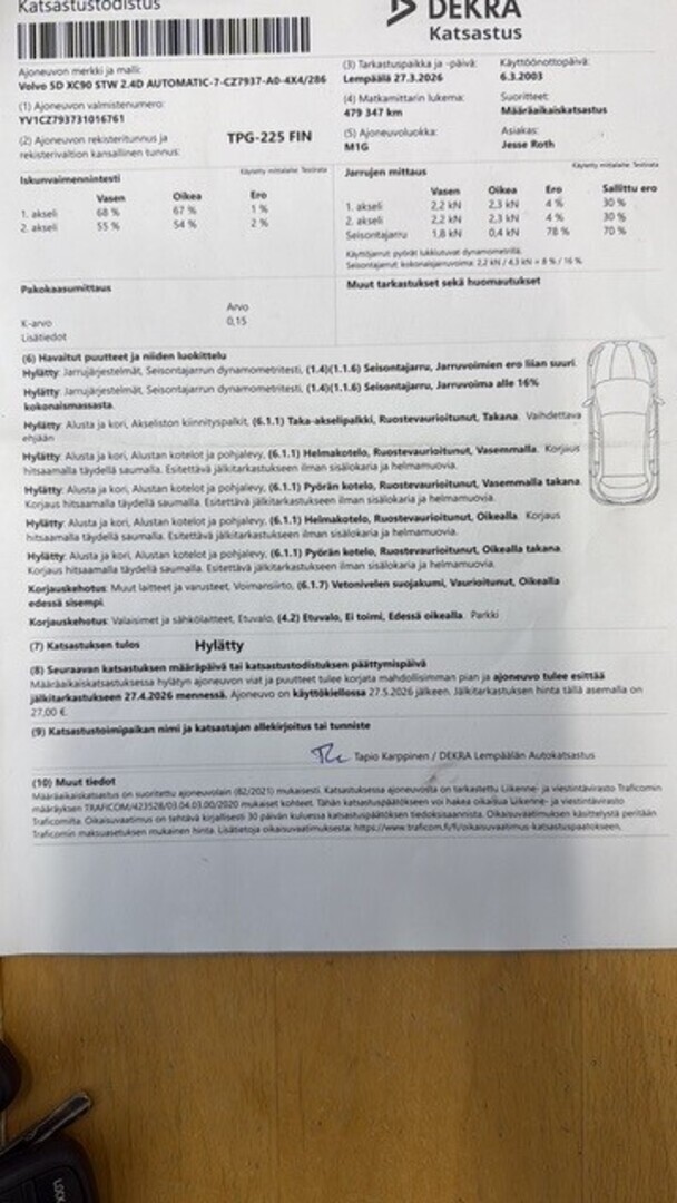 VOLVO XC90 2003