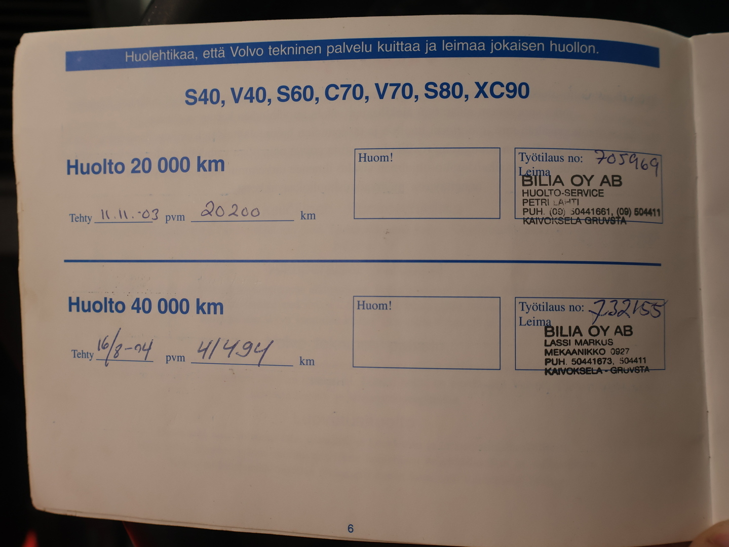 VOLVO XC90 2003