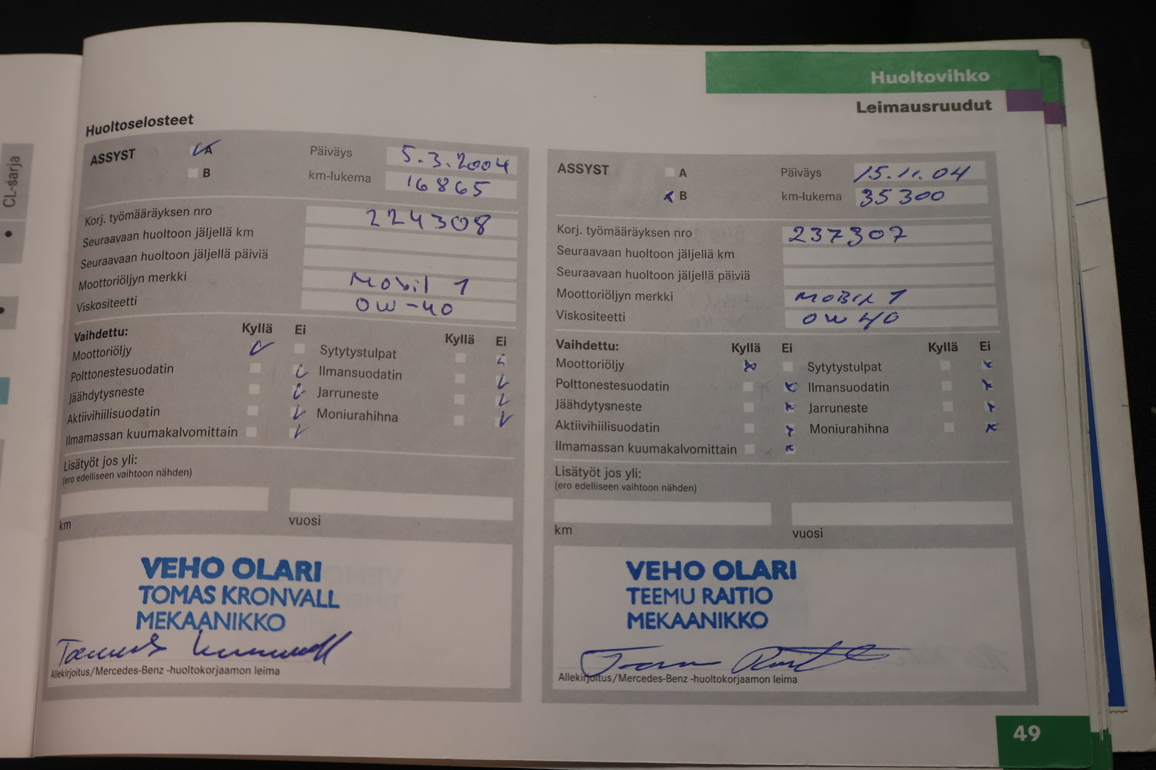 MERCEDES-BENZ C 2003