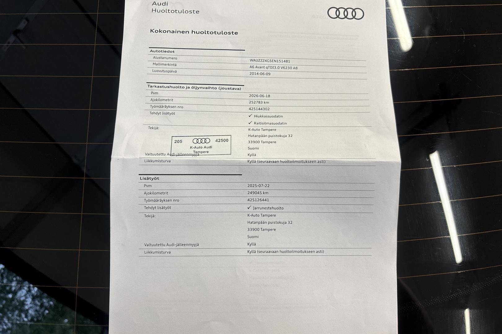 AUDI A6 2014