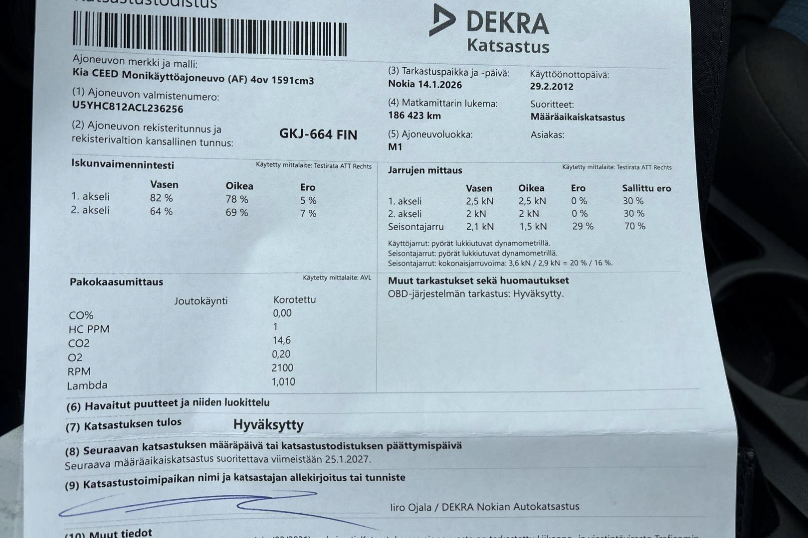 Kia cee´d 2012