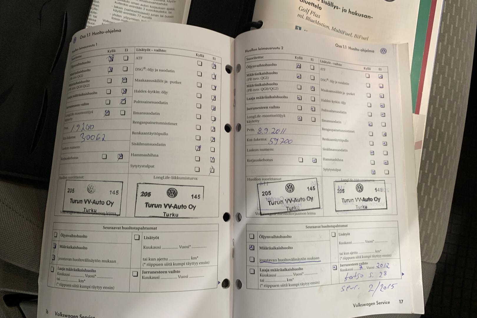 VOLKSWAGEN GOLF PLUS 2009