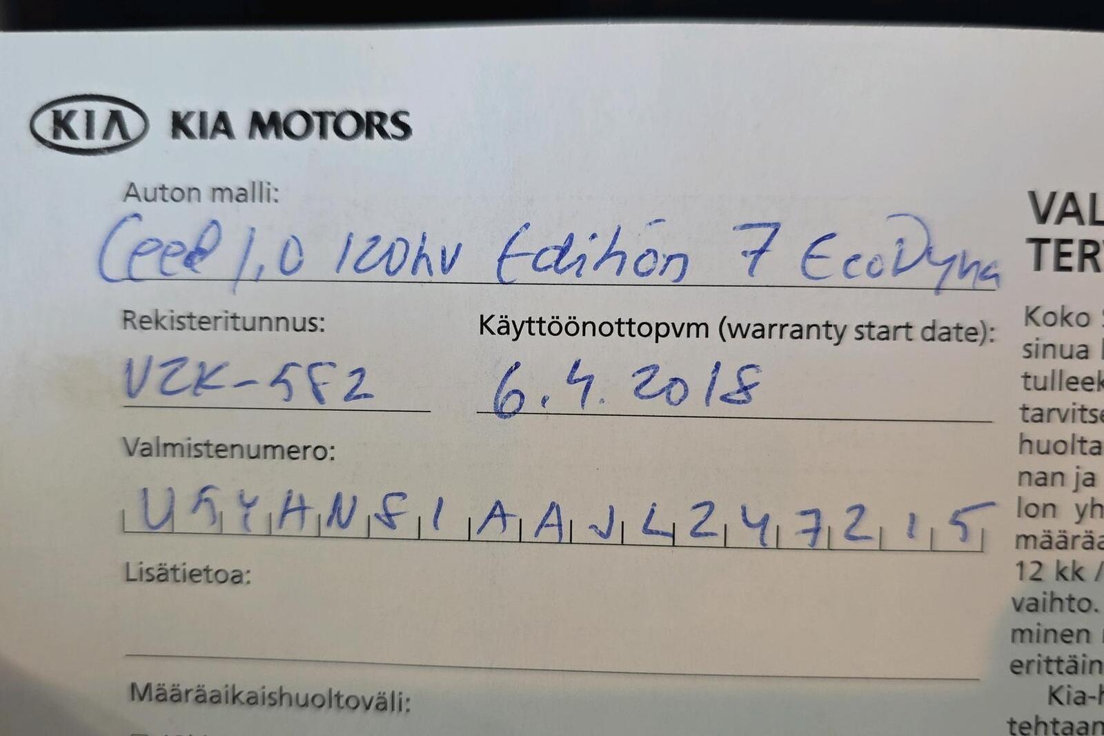 Kia cee´d 2018