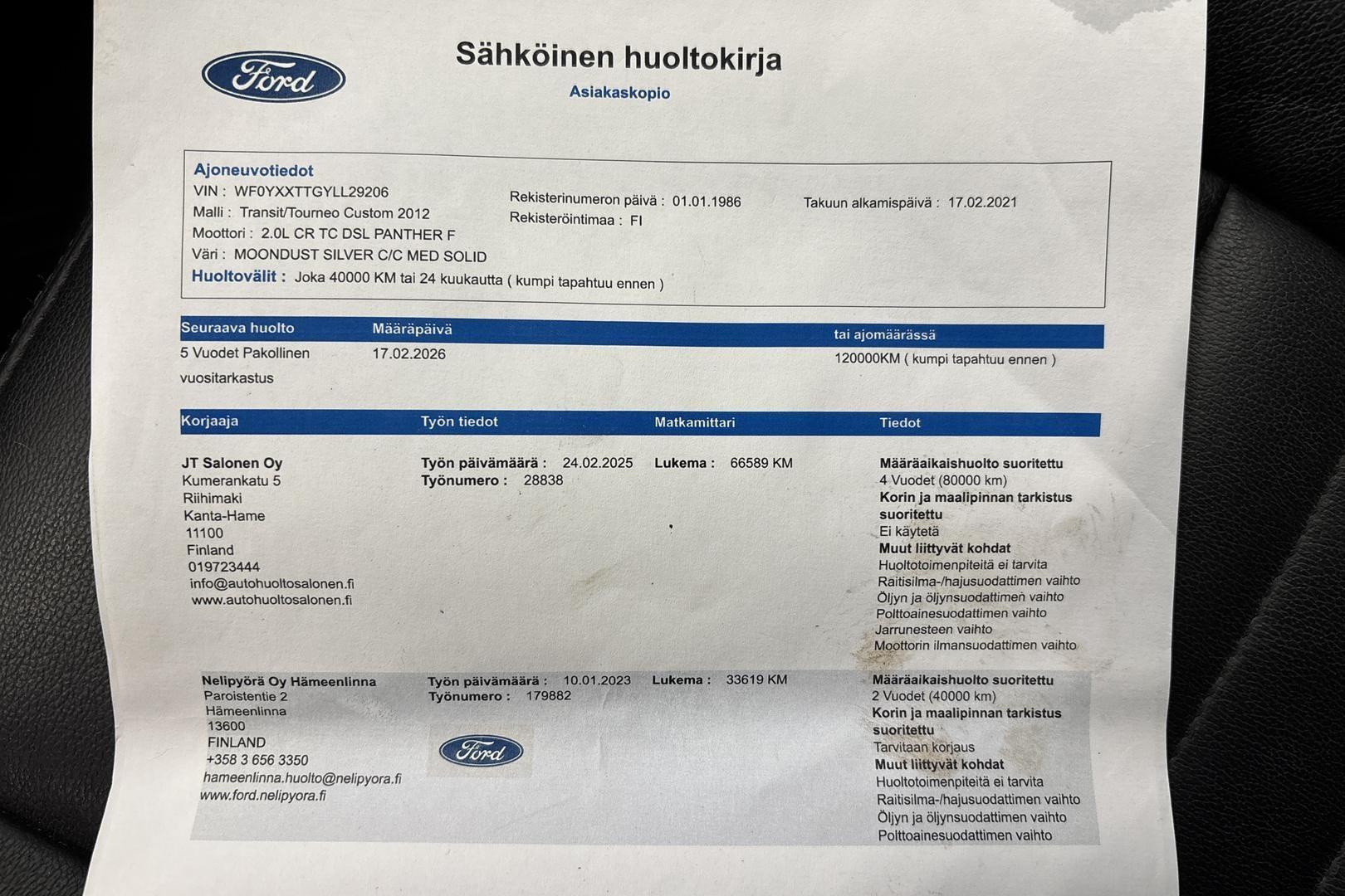 Ford Transit Custom 2021