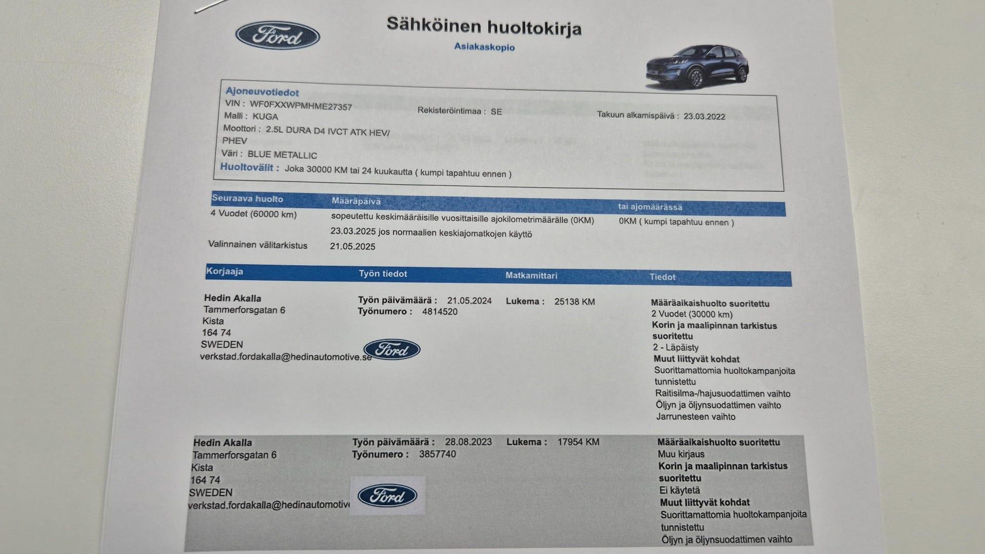 Ford Kuga 2022