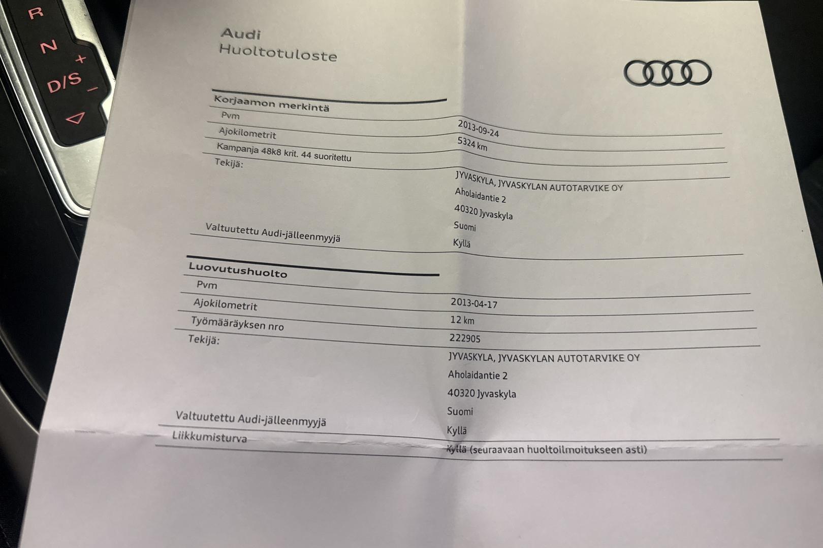 AUDI A4 2013