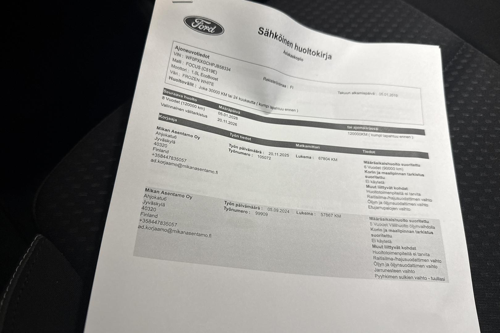 Ford Focus 2019