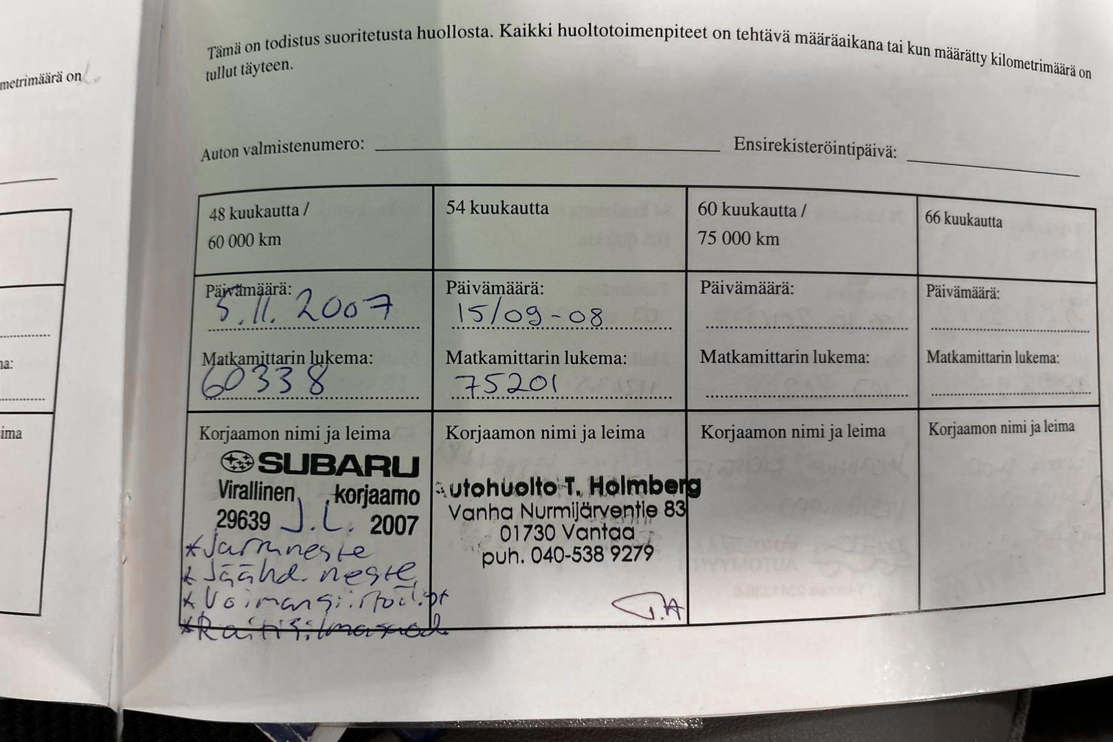 SUBARU FORESTER 2004