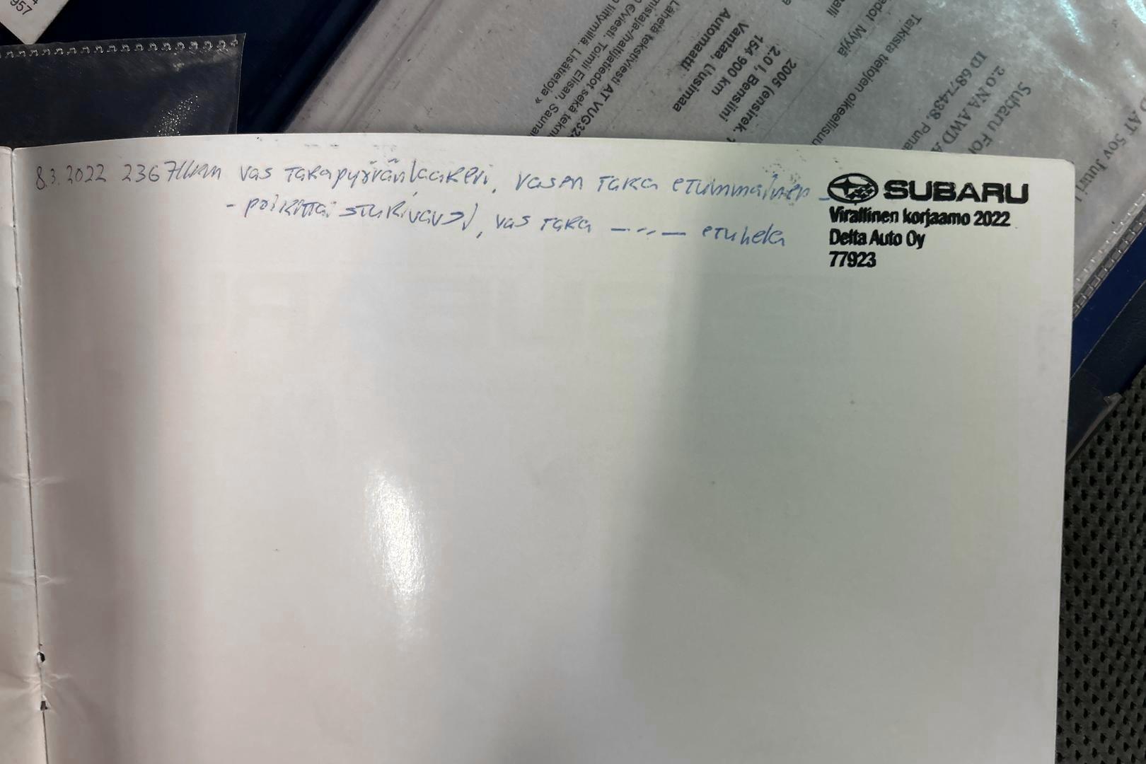 SUBARU FORESTER 2004