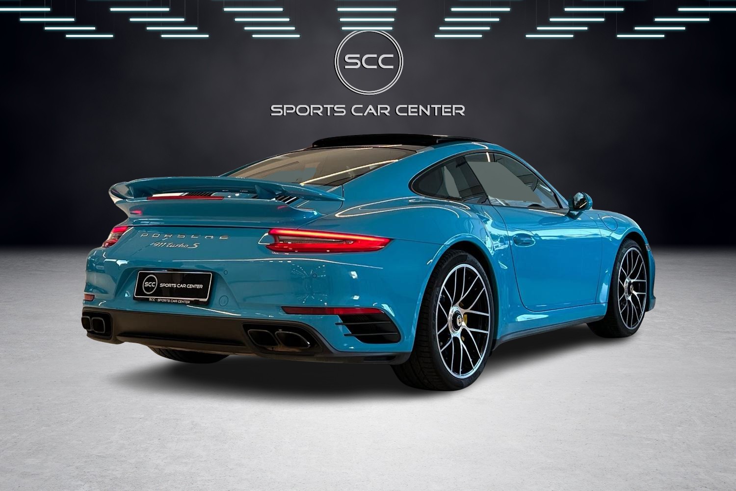 Porsche 911 Turbo S // Miami Blue- erikoisväri / Burmester / PDCC / Nostojärjestelmä / PDLS Plus / Suomi-Auto