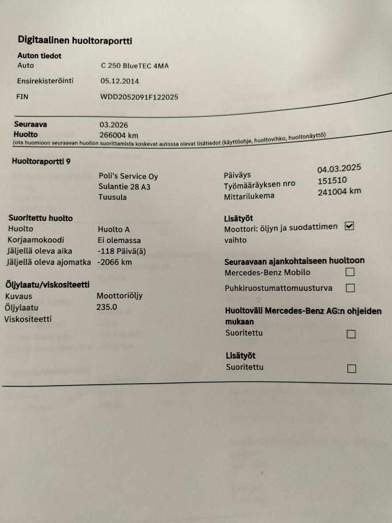 MERCEDES-BENZ C 2015