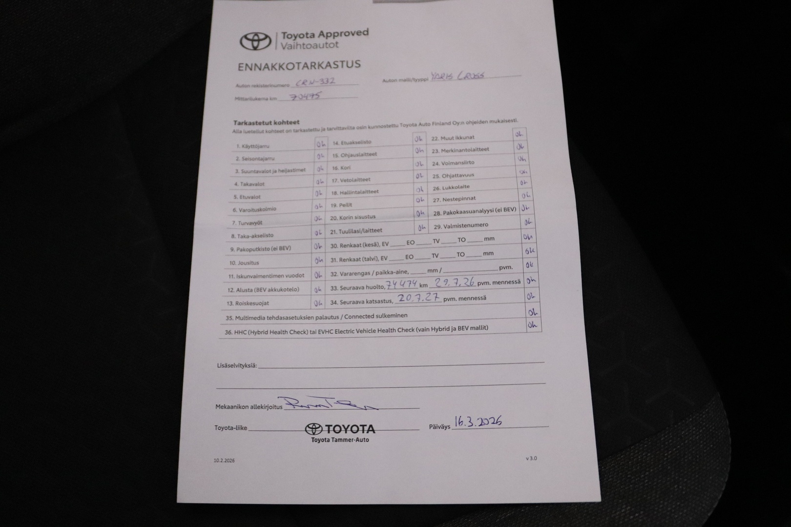 TOYOTA Yaris Cross 2023