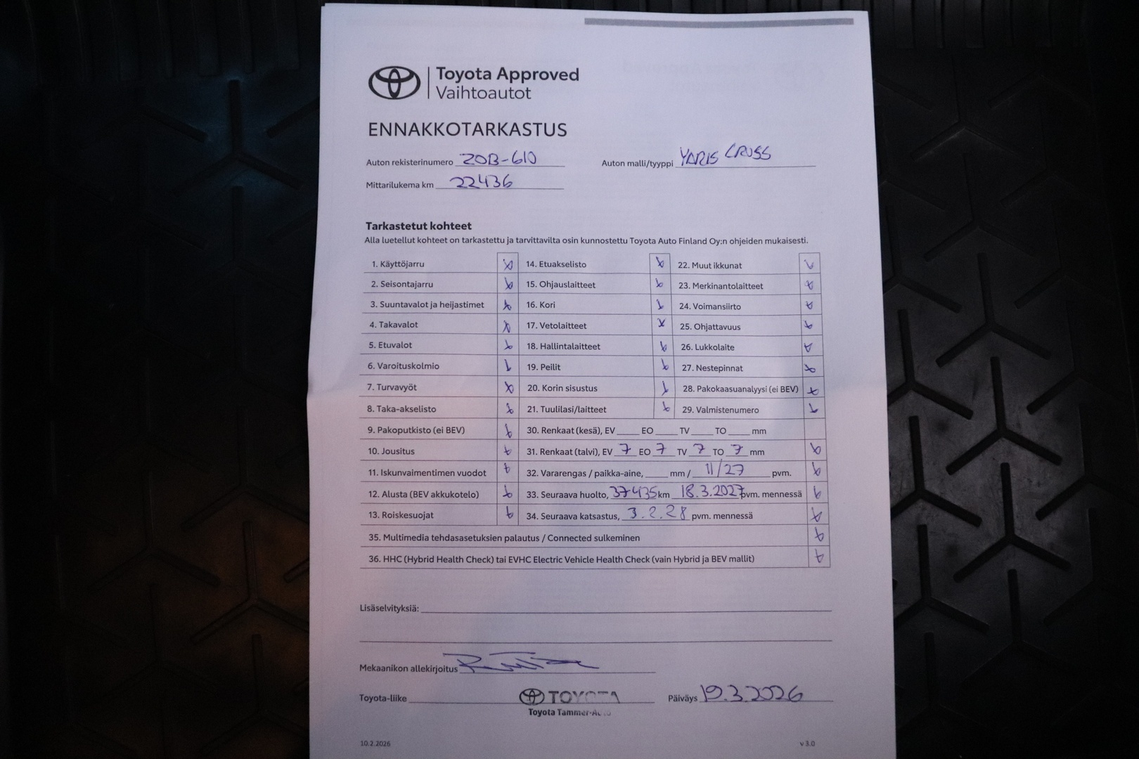 TOYOTA Yaris Cross 2022