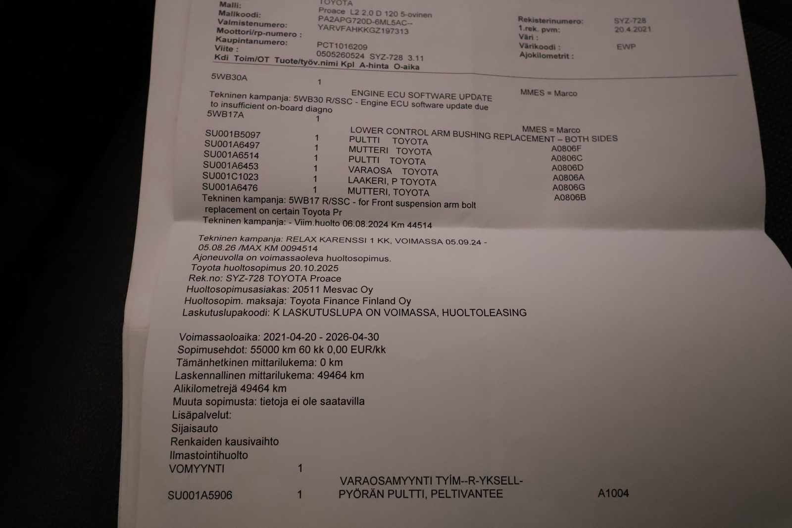 TOYOTA Proace 2021