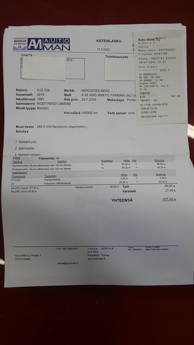 MERCEDES-BENZ A 45 AMG 2015