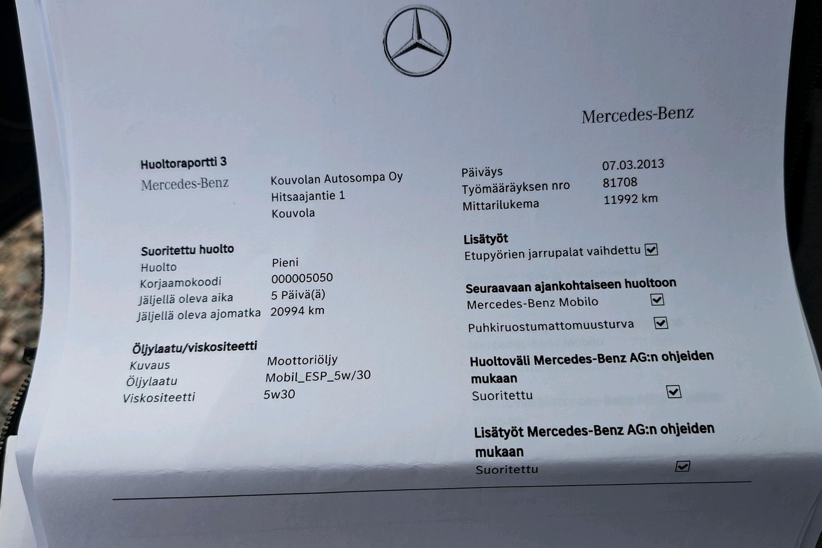 MERCEDES-BENZ B 2010