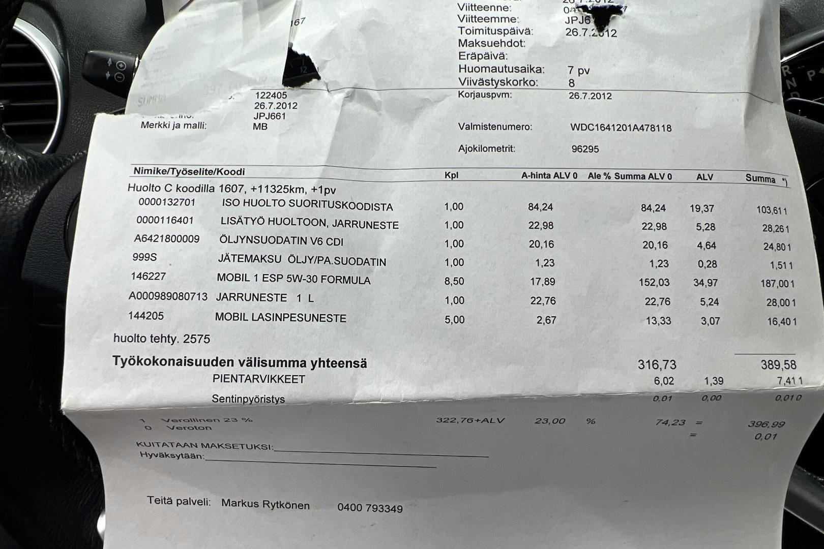 MERCEDES-BENZ ML 2009