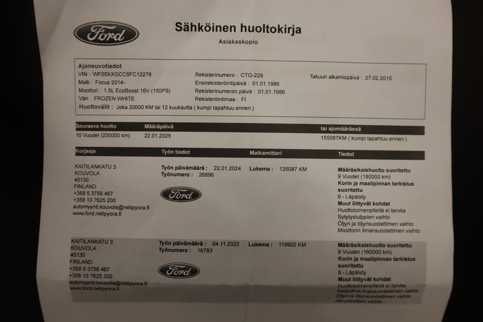 FORD Focus 2015