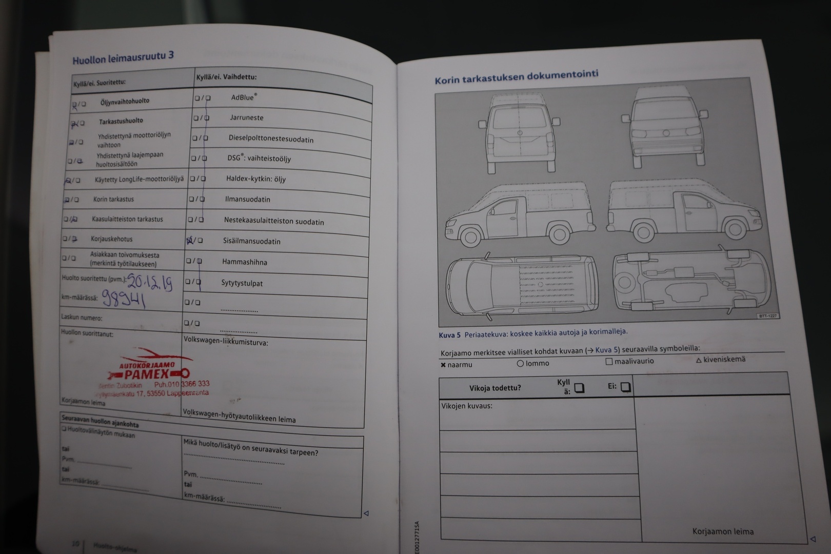 VOLKSWAGEN Transporter 2016