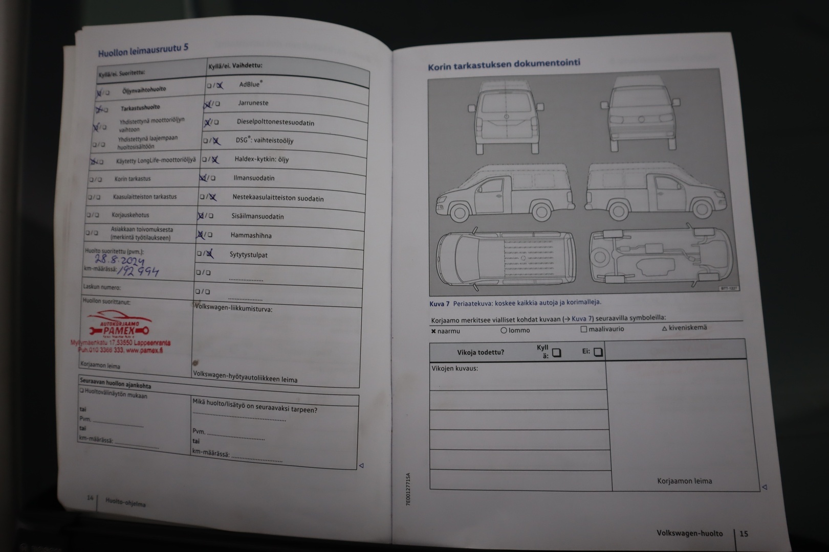 VOLKSWAGEN Transporter 2016