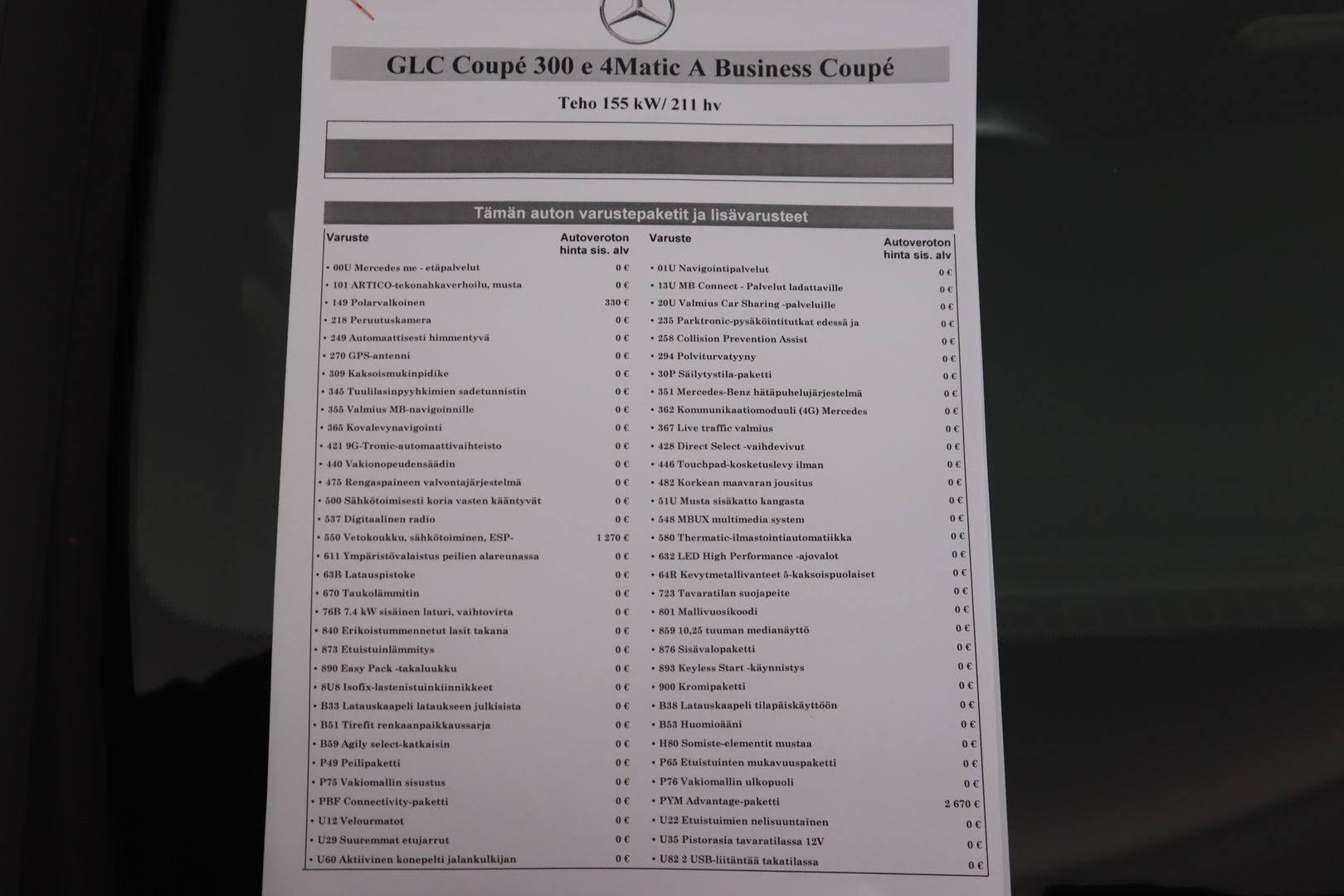 MERCEDES-BENZ GLC 2021