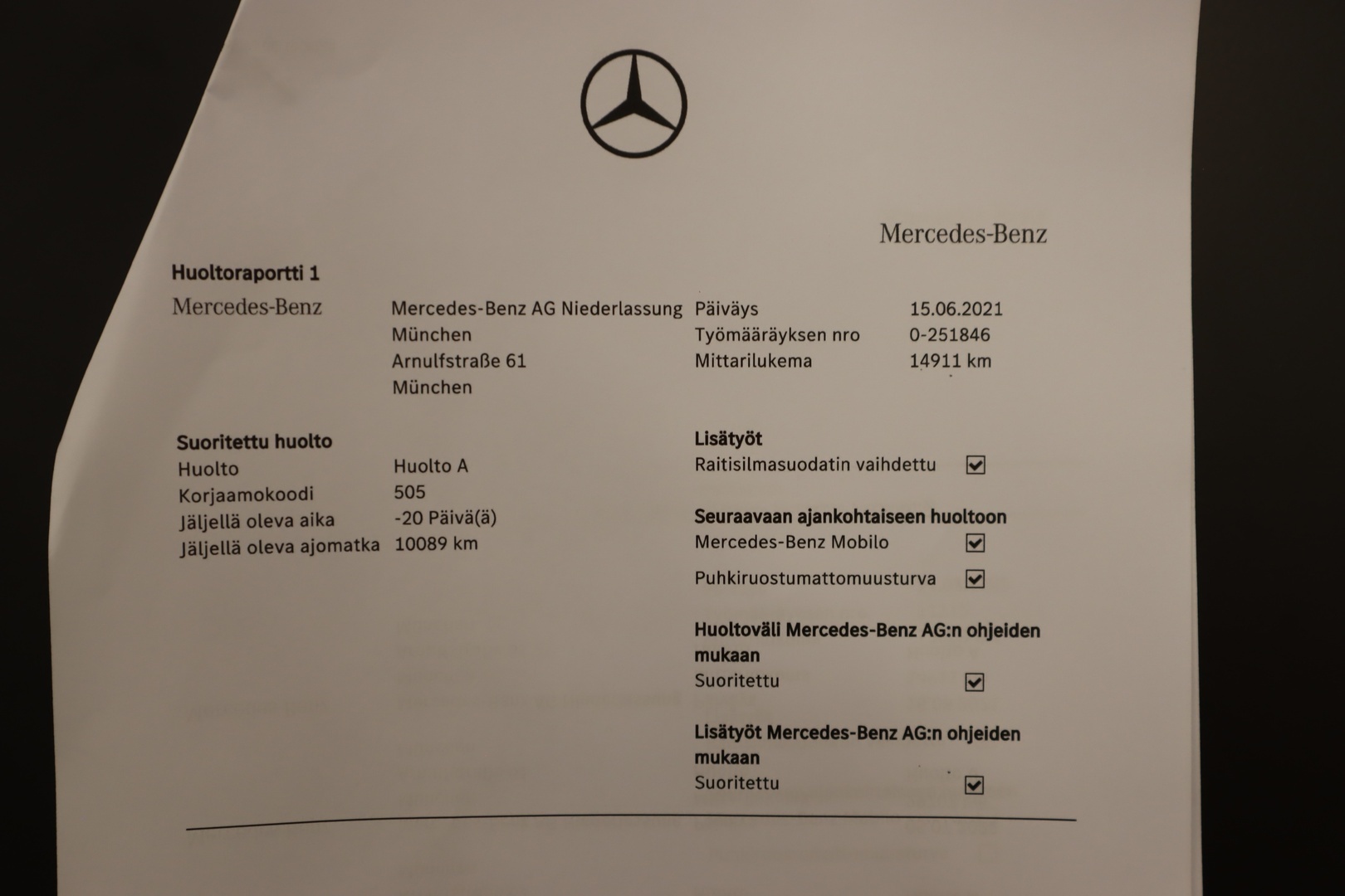 MERCEDES-BENZ EQC 2020