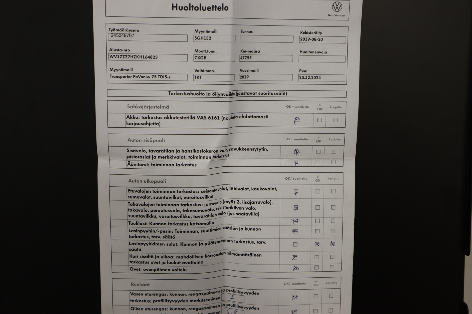 VOLKSWAGEN Transporter 2019