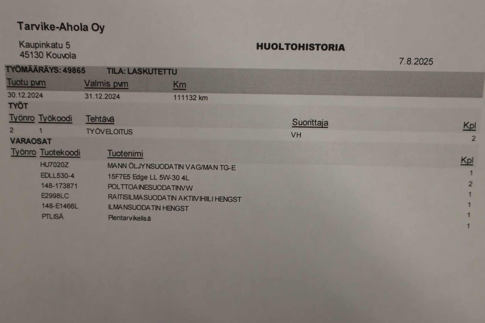 VOLKSWAGEN Crafter 2020