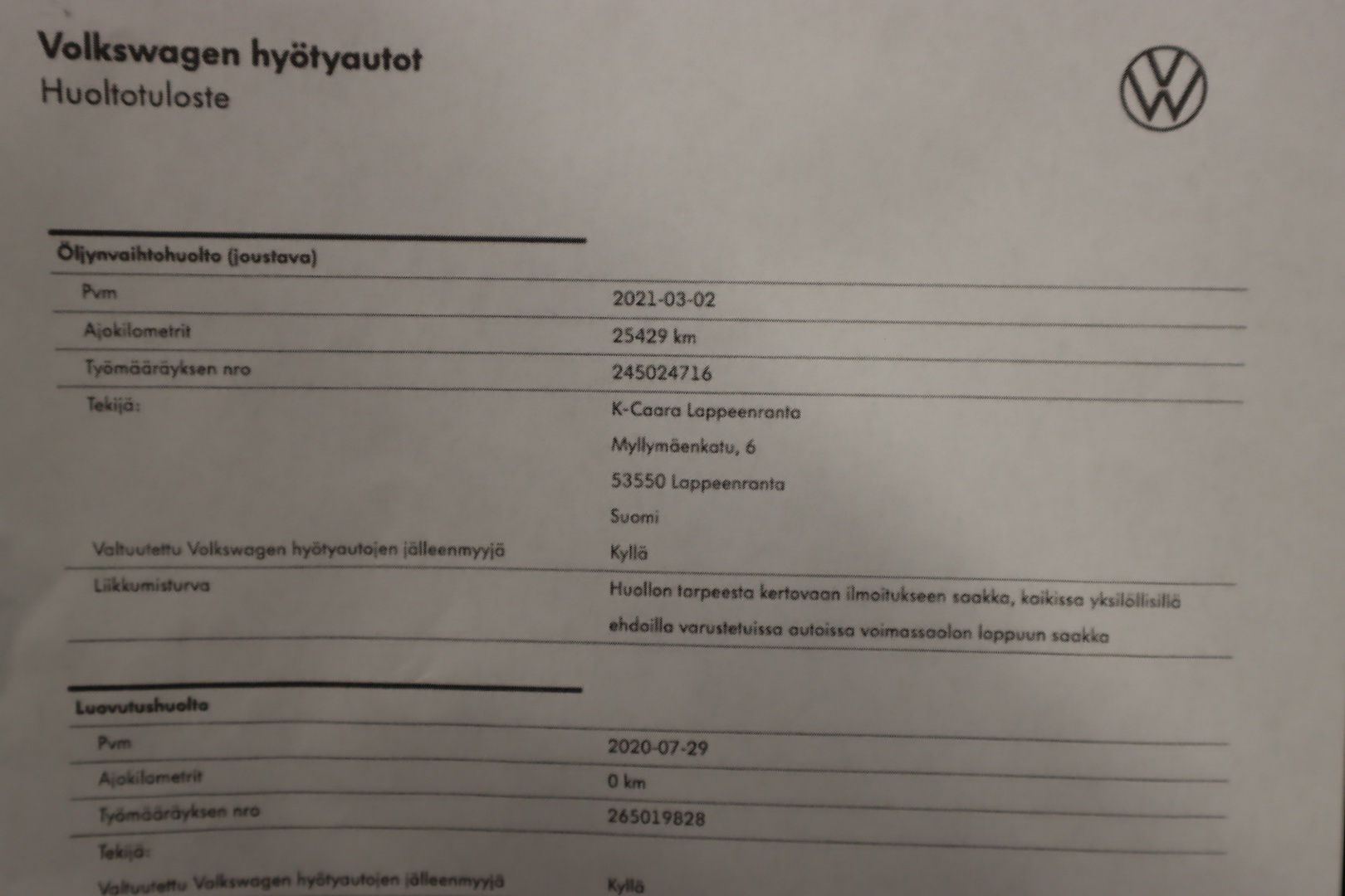 VOLKSWAGEN Crafter 2020