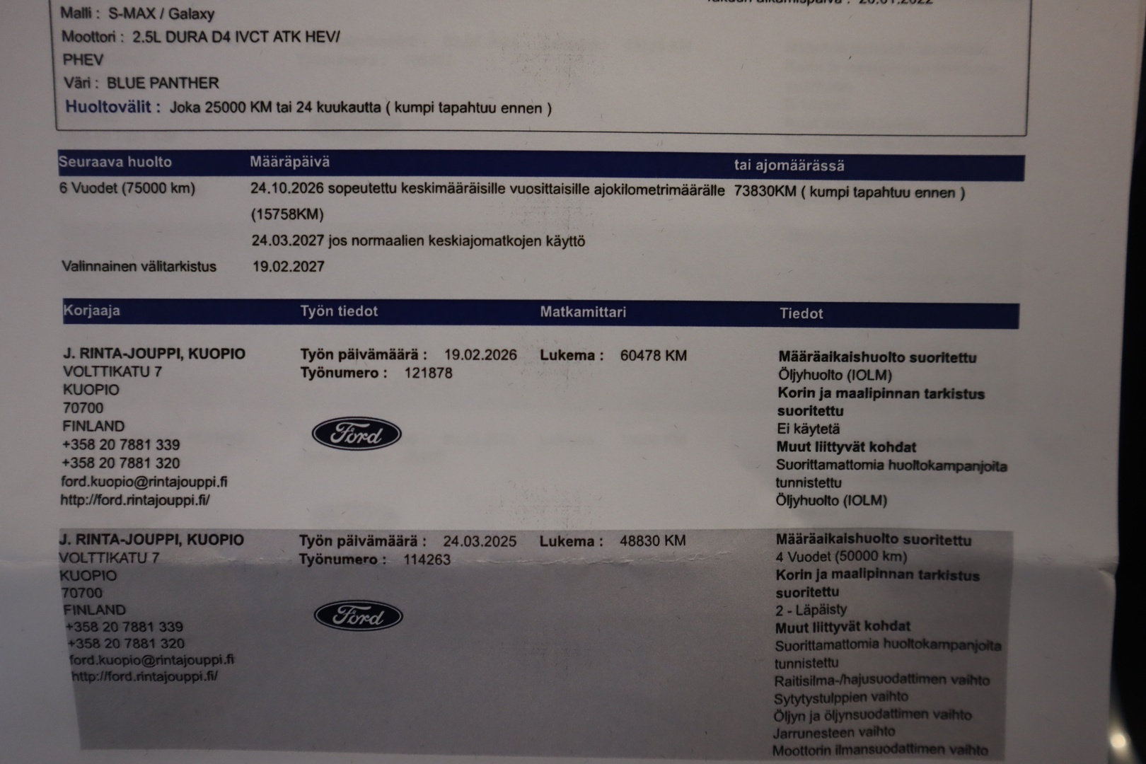 FORD S-Max 2022