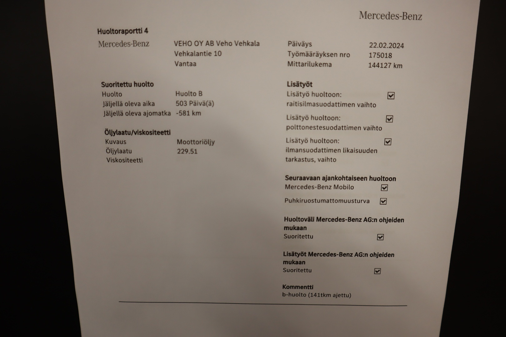 MERCEDES-BENZ Vito 2021