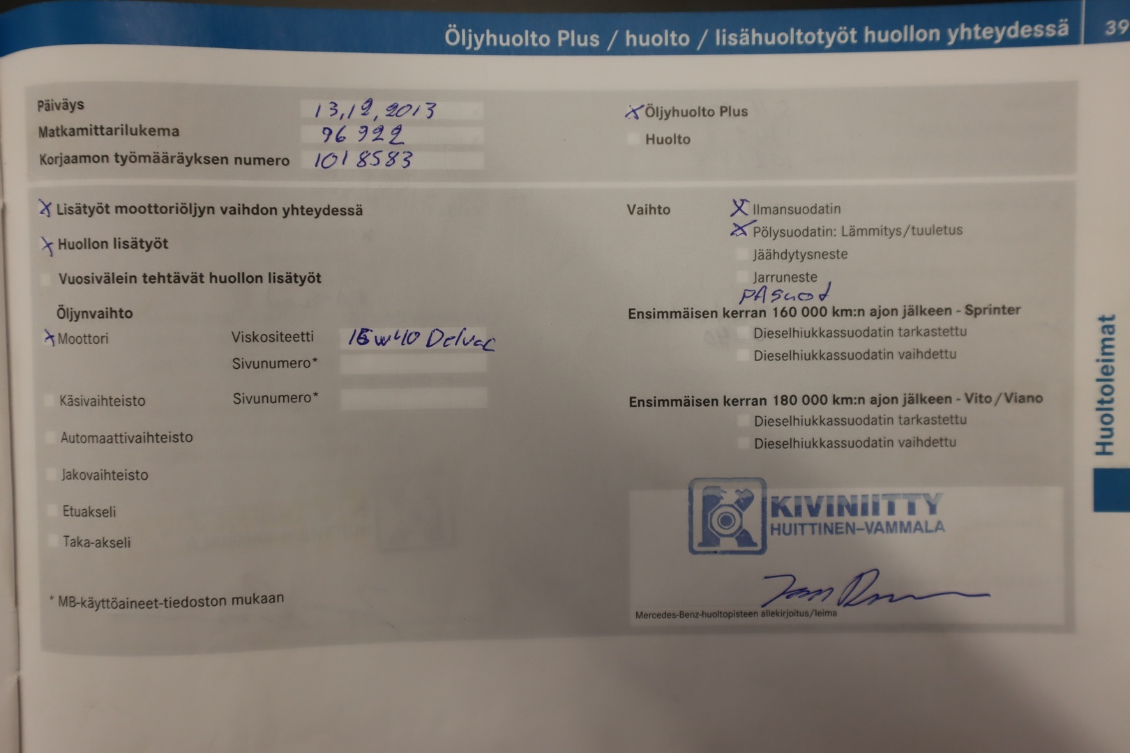 MERCEDES-BENZ Vito 2009