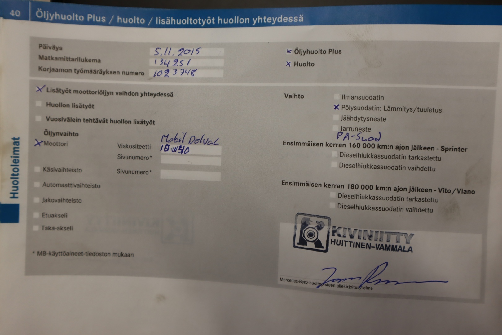 MERCEDES-BENZ Vito 2009