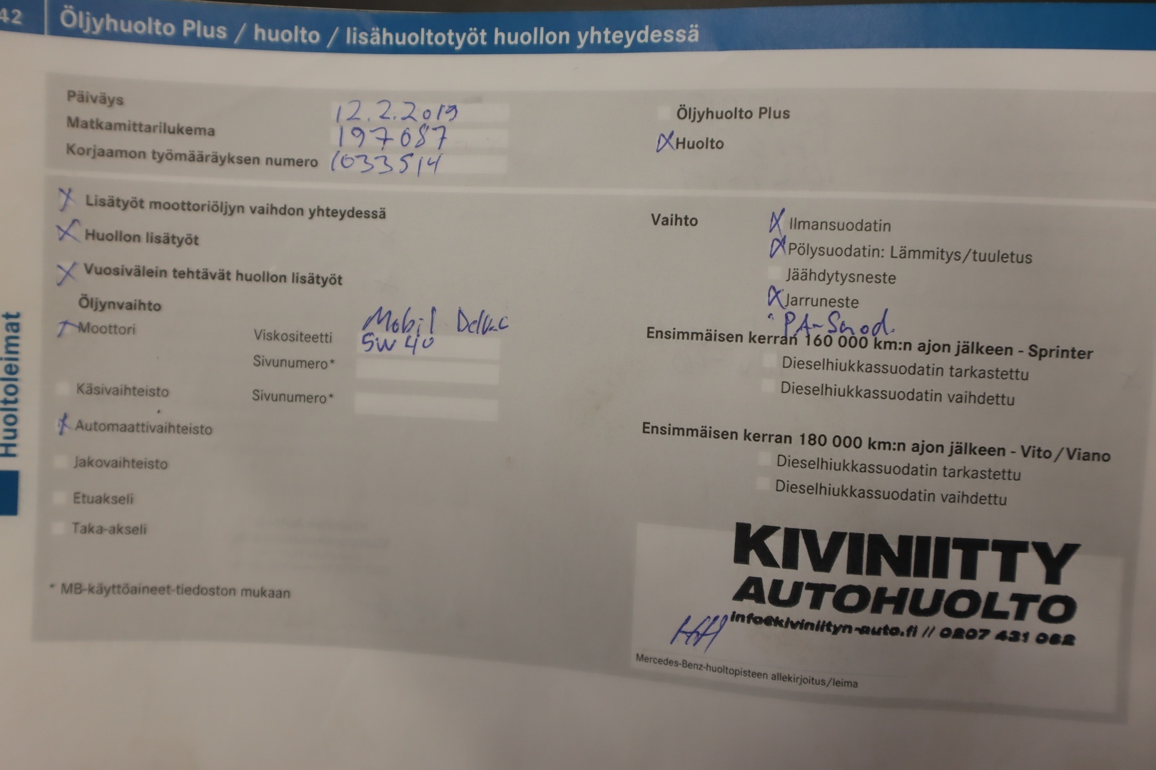 MERCEDES-BENZ Vito 2009