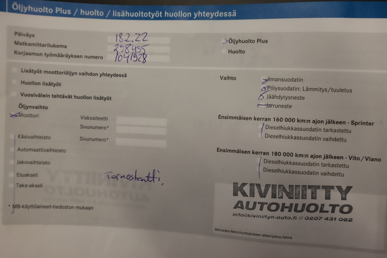 MERCEDES-BENZ Vito 2009