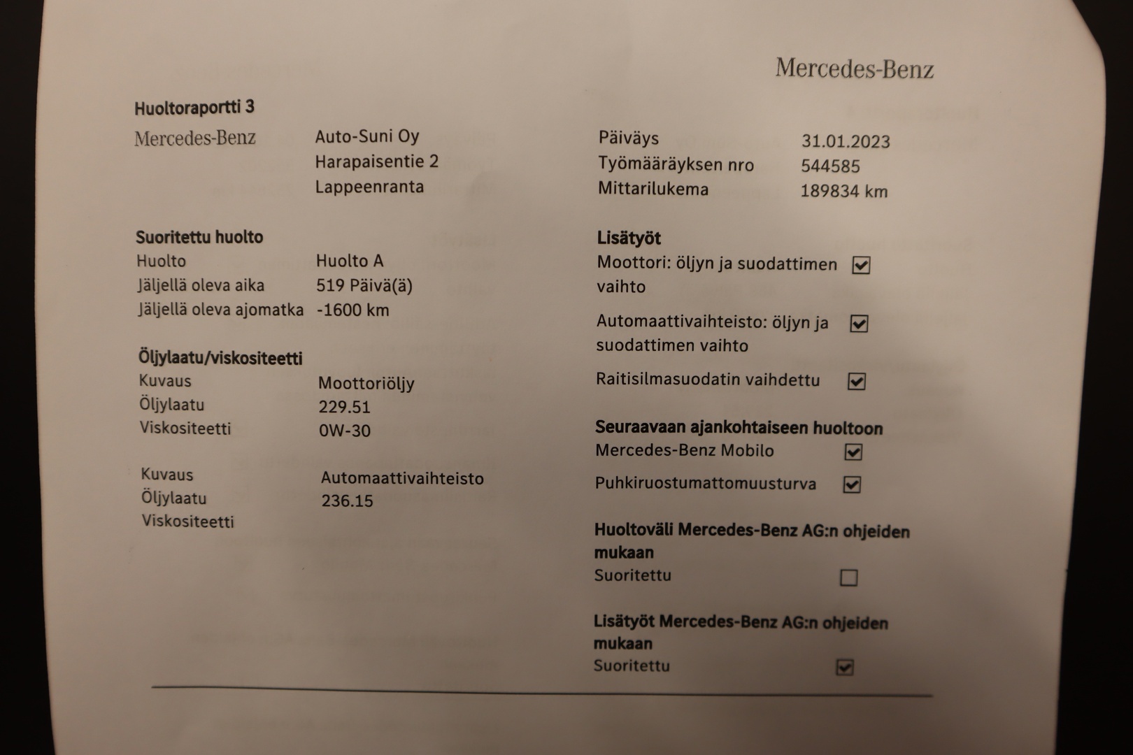 MERCEDES-BENZ Sprinter 2021