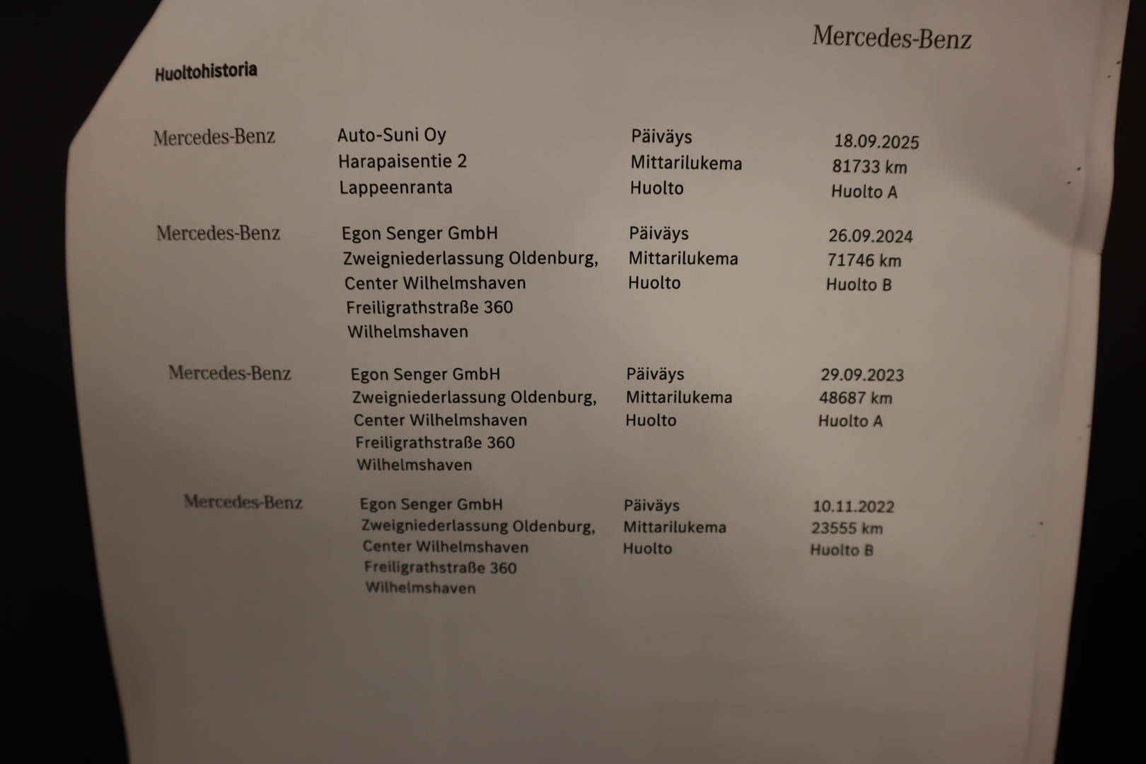 MERCEDES-BENZ E 2022