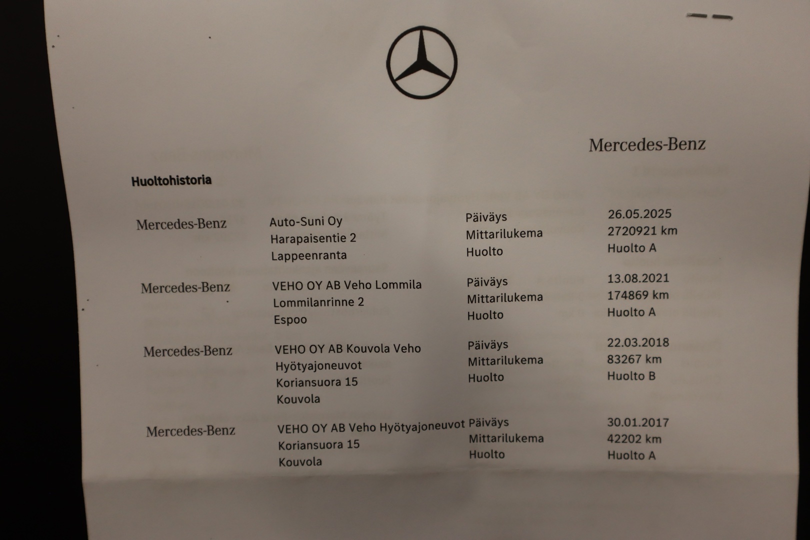 MERCEDES-BENZ Vito 2016