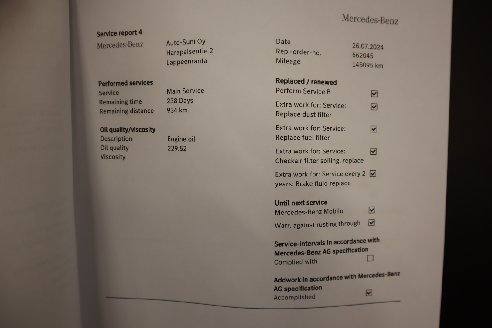 MERCEDES-BENZ Vito 2018